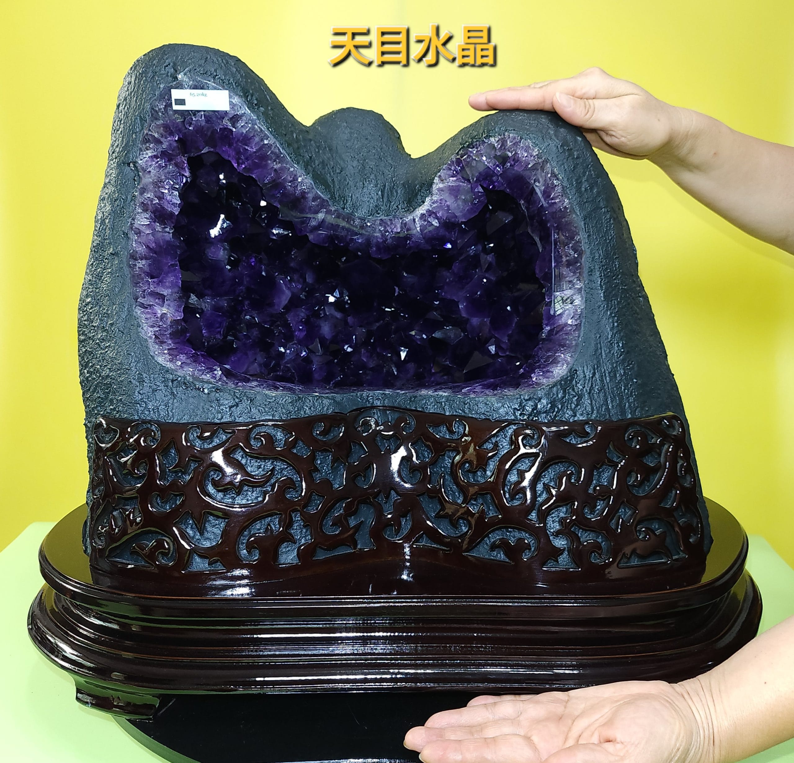 紫*様 超珍品激レア！‼︎ 老礦石 佛目龍六眼天珠 大玉〉龍眼(りゅうが 